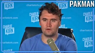 Barely Coherent Charlie Kirk Blames Trans People for Inflation