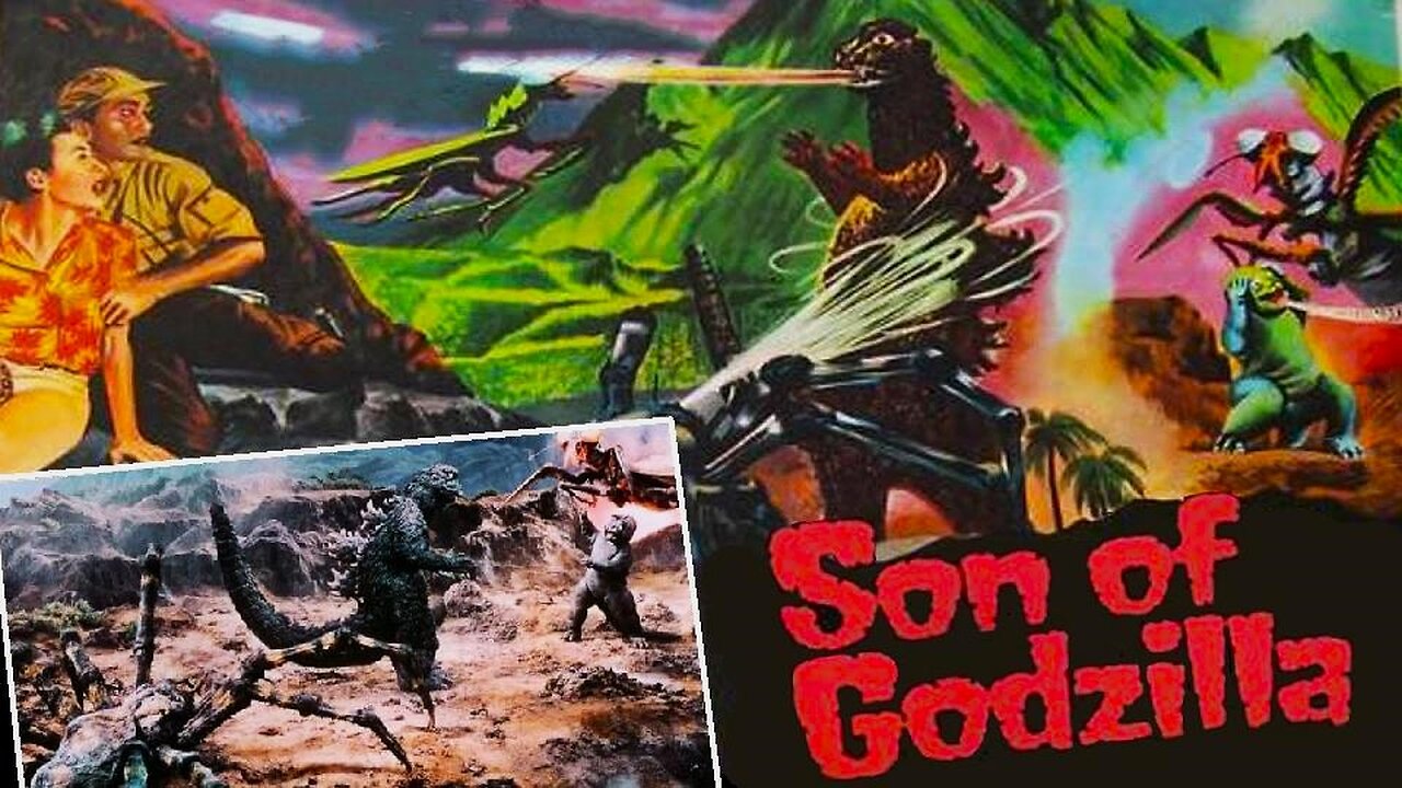 SON OF GODZILLA 1967 Godzilla Adopts an Infant Monster English Release FULL MOVIE HD & W/S