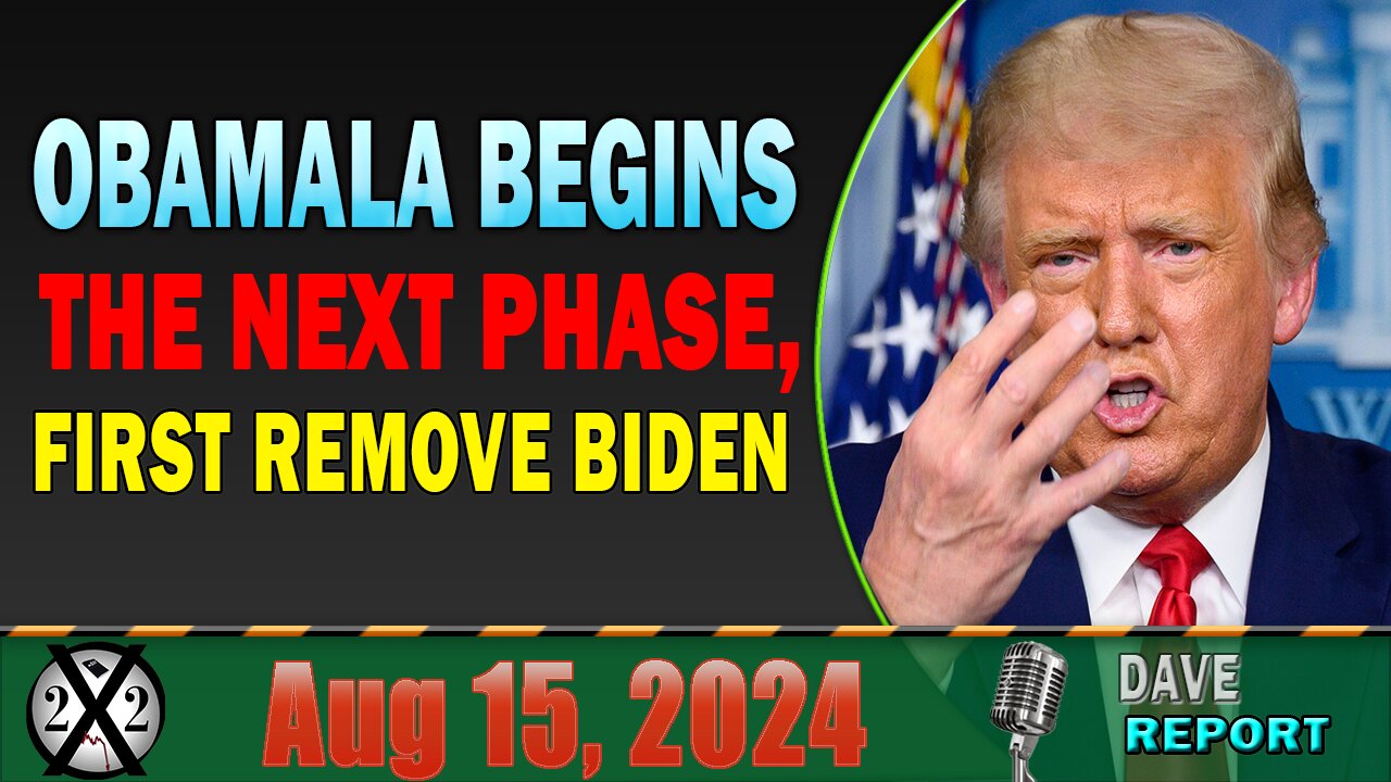 X22 Report - Obamala Begins The Next Phase, first remove Biden