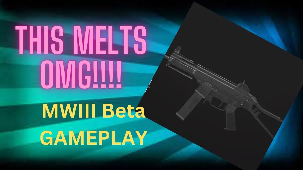 FIRST (Recorded) MWIII BETA GAMEPLAY UMP 45 (17 -12)