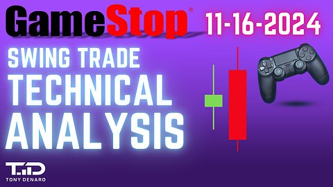 GME Technical Analysis - Bearish Engulfing - Gamestop TA for Swing Traders Nov 16, 2024