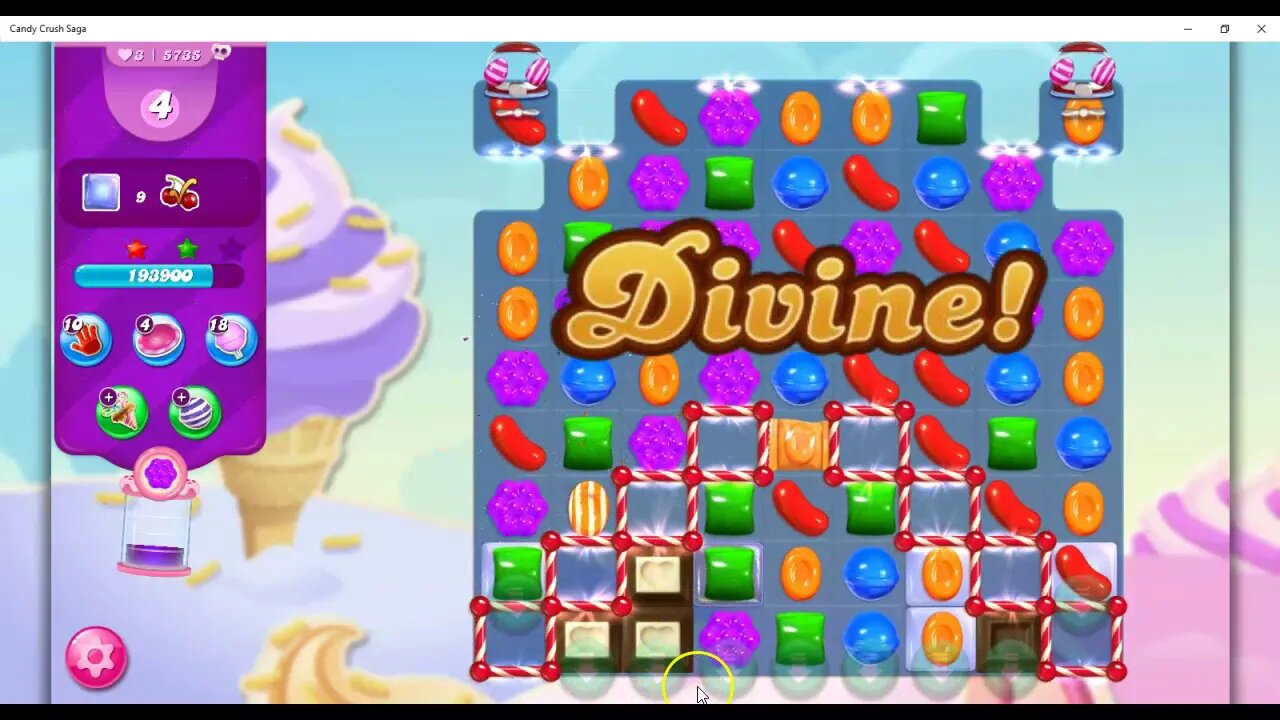 Candy Crush Level 5735 Talkthrough, 32 Moves 0 Boosters