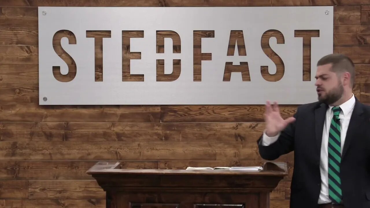 Drug & Alcohol Addiction - Pastor Jonathan Shelley | Stedfast Baptist Church