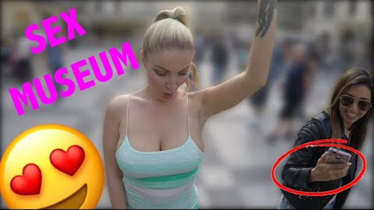 Pornstars go to the Prague Sex Museum, you won't believe what happens next!