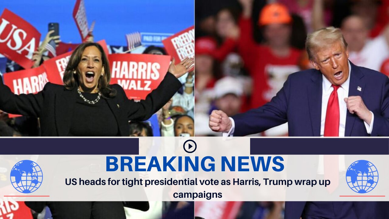 Kamala Harris wraps up presidential campaign in Pennsylvania