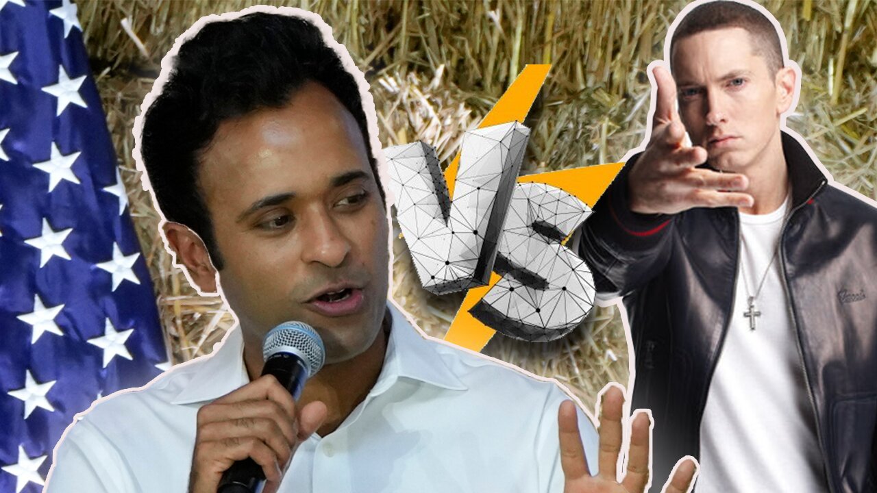 Vivek Ramaswamy Raps Eminem While he Trashes Trump