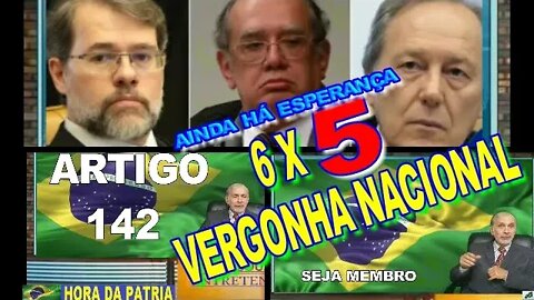 AINDA HÁ ESPERANÇAS 6X5 DE VIRADA ( 5 VERGONHAS NACIONAL)