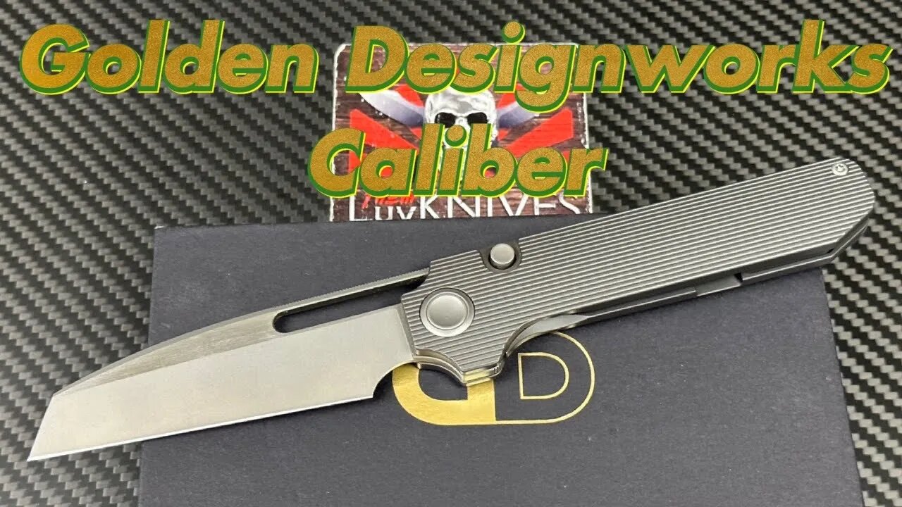 Golden Designworks “ Caliber “ Coming up soon on Presale ! Fusion-lock fidget friendly !
