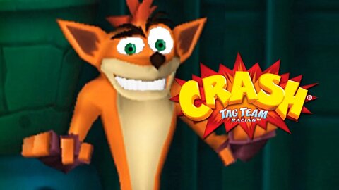 CRASH TAG TEAM RACING (PS2) #10 - O último cenário do jogo de carro do Crash Bandicoot! (PT-BR)