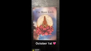 October 1st oracle card: unfolding change