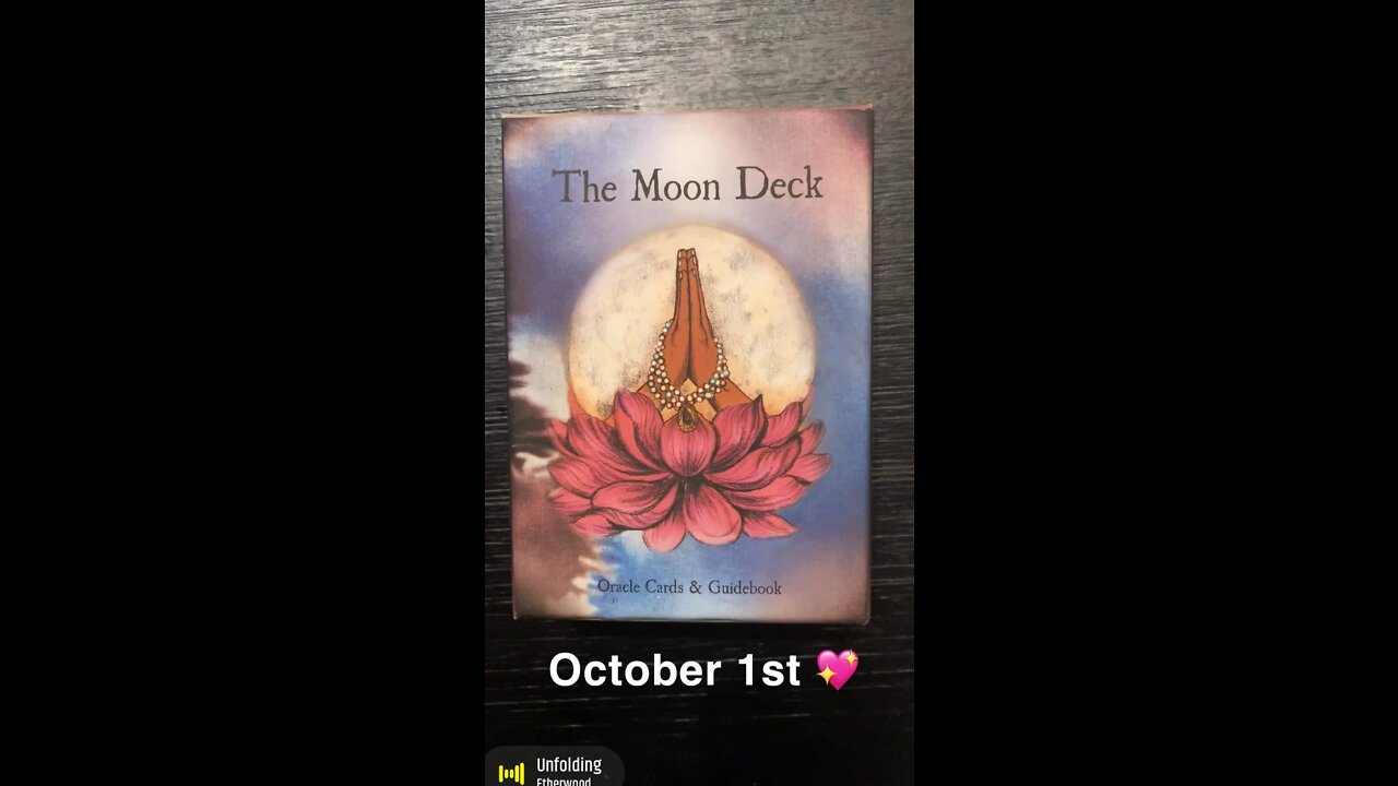 October 1st oracle card: unfolding change