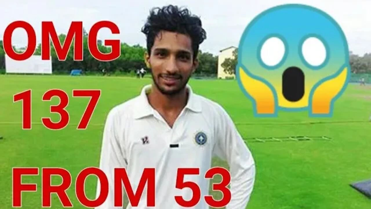 Muhammad hazaruddeen 137* vs Mumbai in Syed mustaquah ali trophy