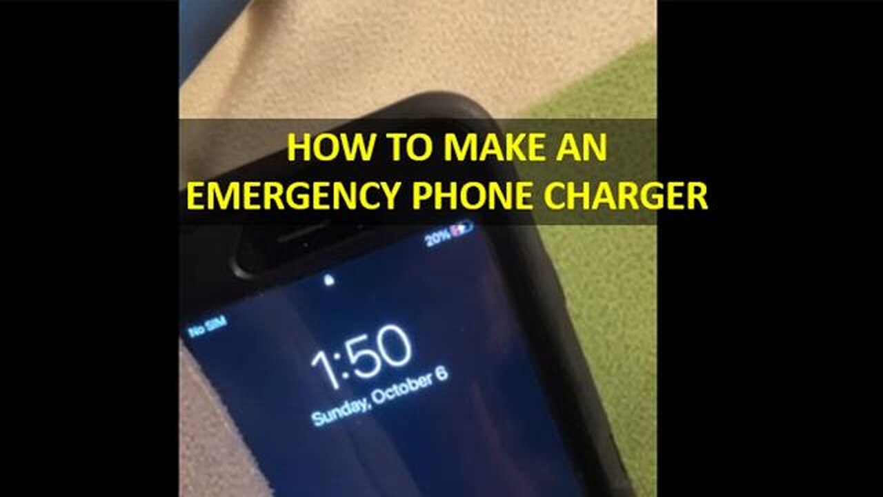 Episode 299 Oct 6, 2024 How to Make An Emergency Phone Charger - GameChangerTV