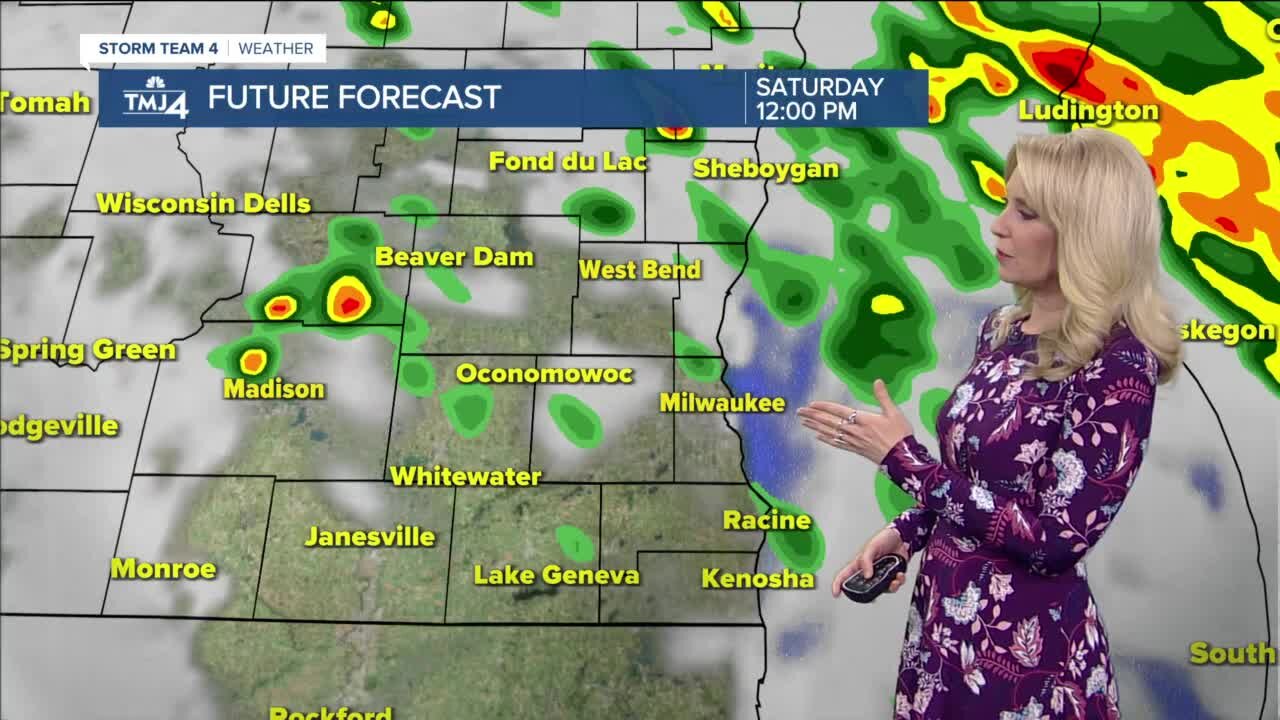 Southeast Wisconsin weather: Scattered rain, storms Saturday