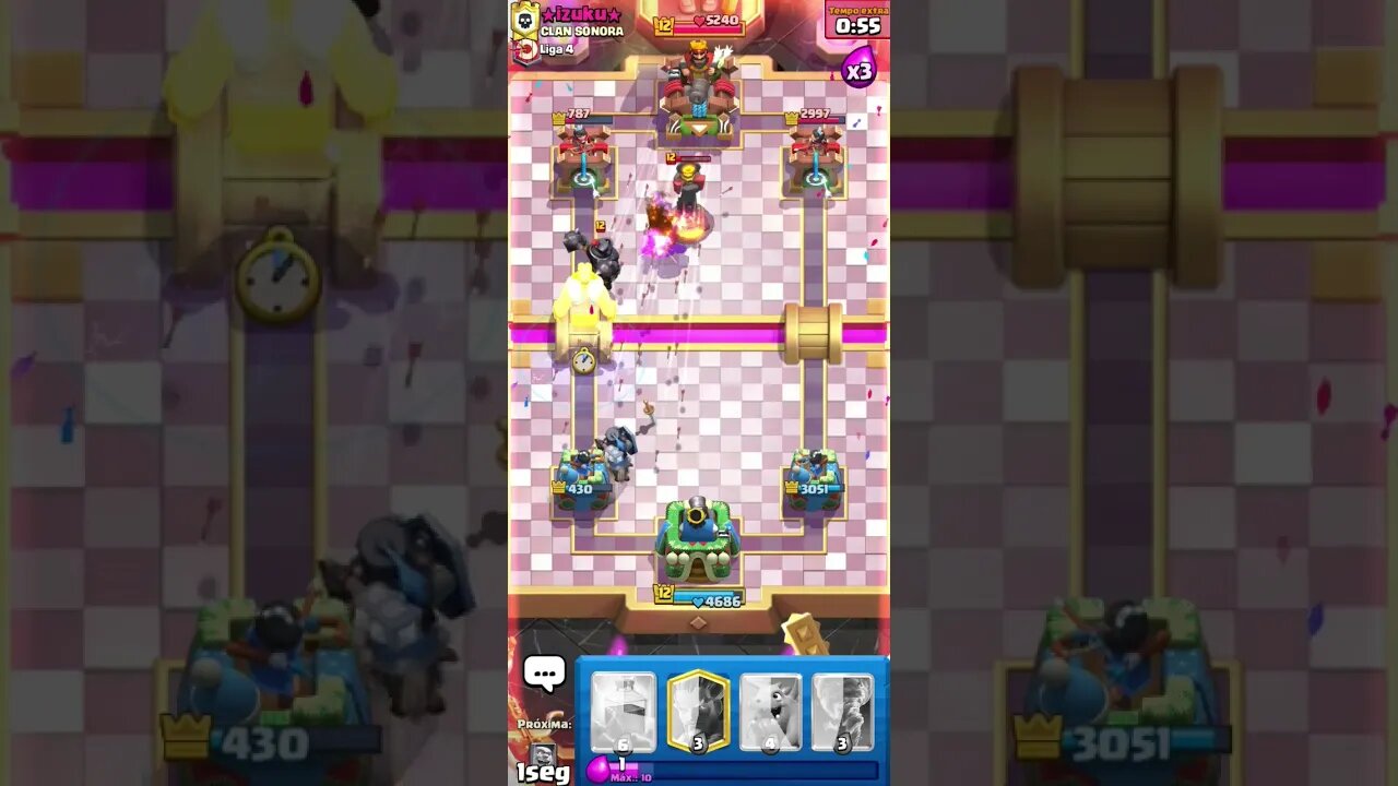 CLASH ROYALE SHORTS #121 - SÓ TEM PARTIDA TOP