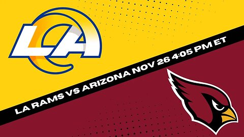 Los Angeles Rams vs Arizona Cardinals Prediction and Picks - NFL Picks Week 12
