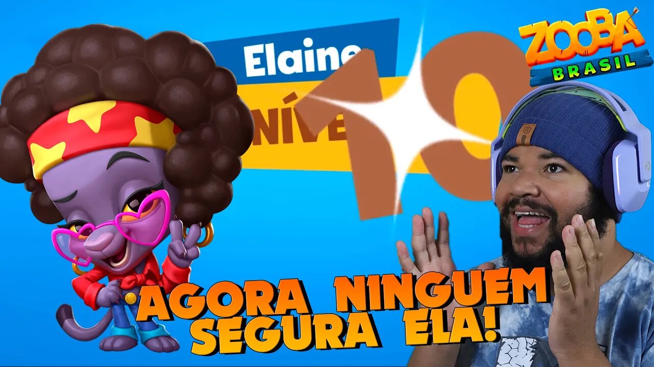 ELAINE nv 10 contra JOGADORES REAIS FORTE DEMAIS! ZOOBA: Jogo de Batalha Animal