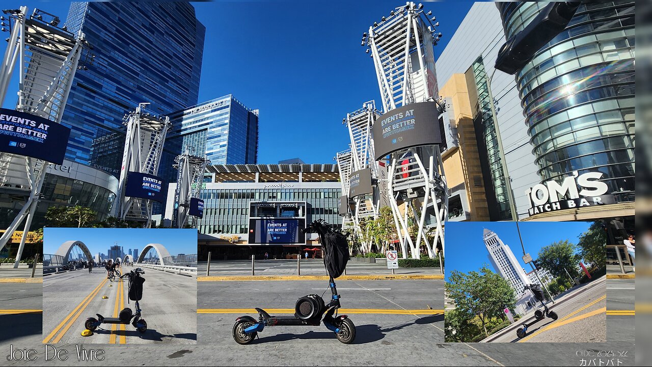 🛴💨💯🤙Electric Scooter Tour: CicLaVia Heart of LA Ride...Los Angeles California...😎Hype Version