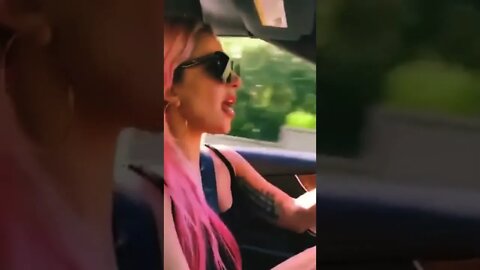 lady gaga in car