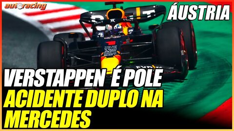 HAMILTON E RUSSELL BATEM NO TREINO DE CLASSIFICAÇÃO DO GP DA ÁUSTRIA NO RED BULL RING | F1 2022