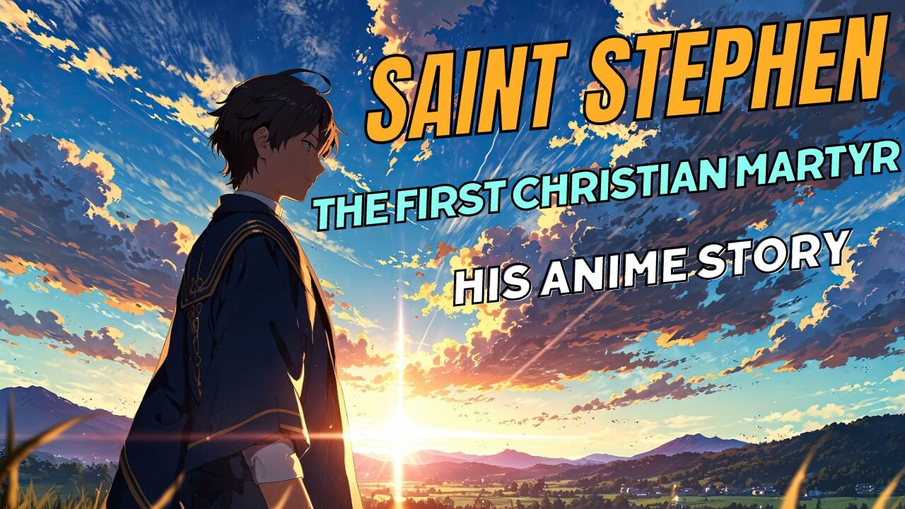 🌟 The Courageous Faith of Saint Stephen in Anime: Christianity's First Martyr 🌟
