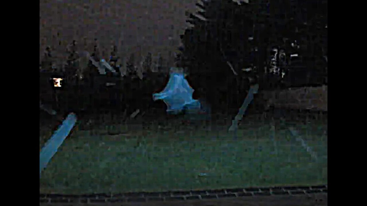 Rainy Night Security Camera Spirits/Orbs (9/11/2022)