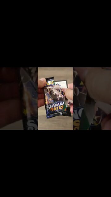 #SHORTS Unboxing a Random Pack of Pokemon Cards 096