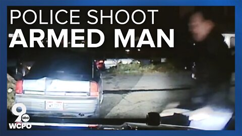 Body cam: Man chases police with hammer, knife