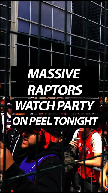 MASSIVE RAPTORS WATCH PARTY ON PEEL TONIGHT
