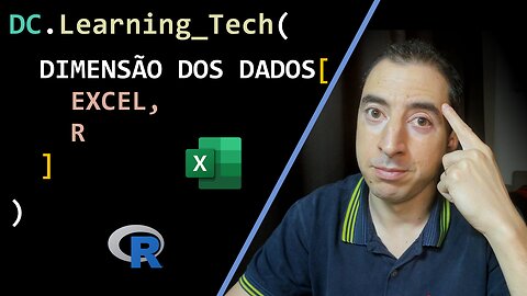 Como funciona Dimensão de Dados no Excel e no R #cienciadedados