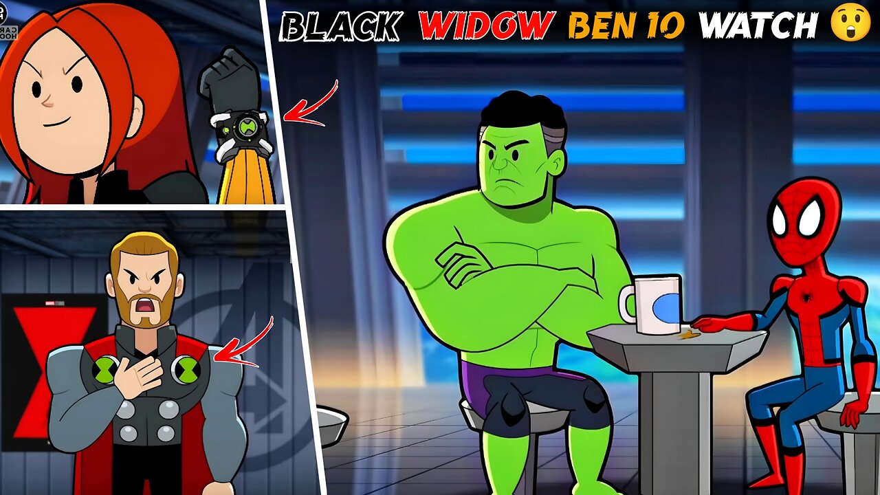 BLACK WIDOW के पास Ben 10 की Watch कहा से आई 😲 Movie Explained in Hindi/हिंदी