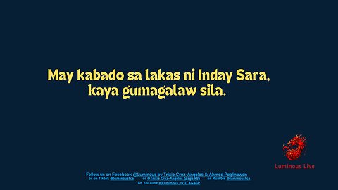 Kabado kay Inday Sara