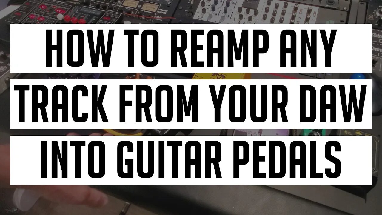 Guitar Pedals as Outboard? Reamp Any Track from Your DAW