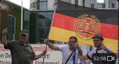 Die Deutschen wollen ihre DDR! #Solidarität Berlin BRD-Kanzleramt 29.06.2024