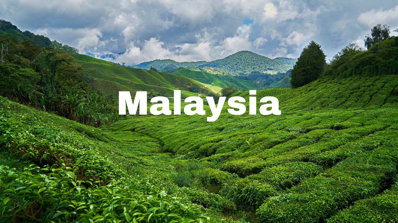 The Malaysia in 4k | Land Of Many Beautiful Tropical Rainforests | The Scenic Relaxing Videos