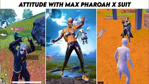 Pubg Mobile Attitude 😈 With Revenge Kill Max Pharaoh X- Suit | part 02 | Xbot 2.0