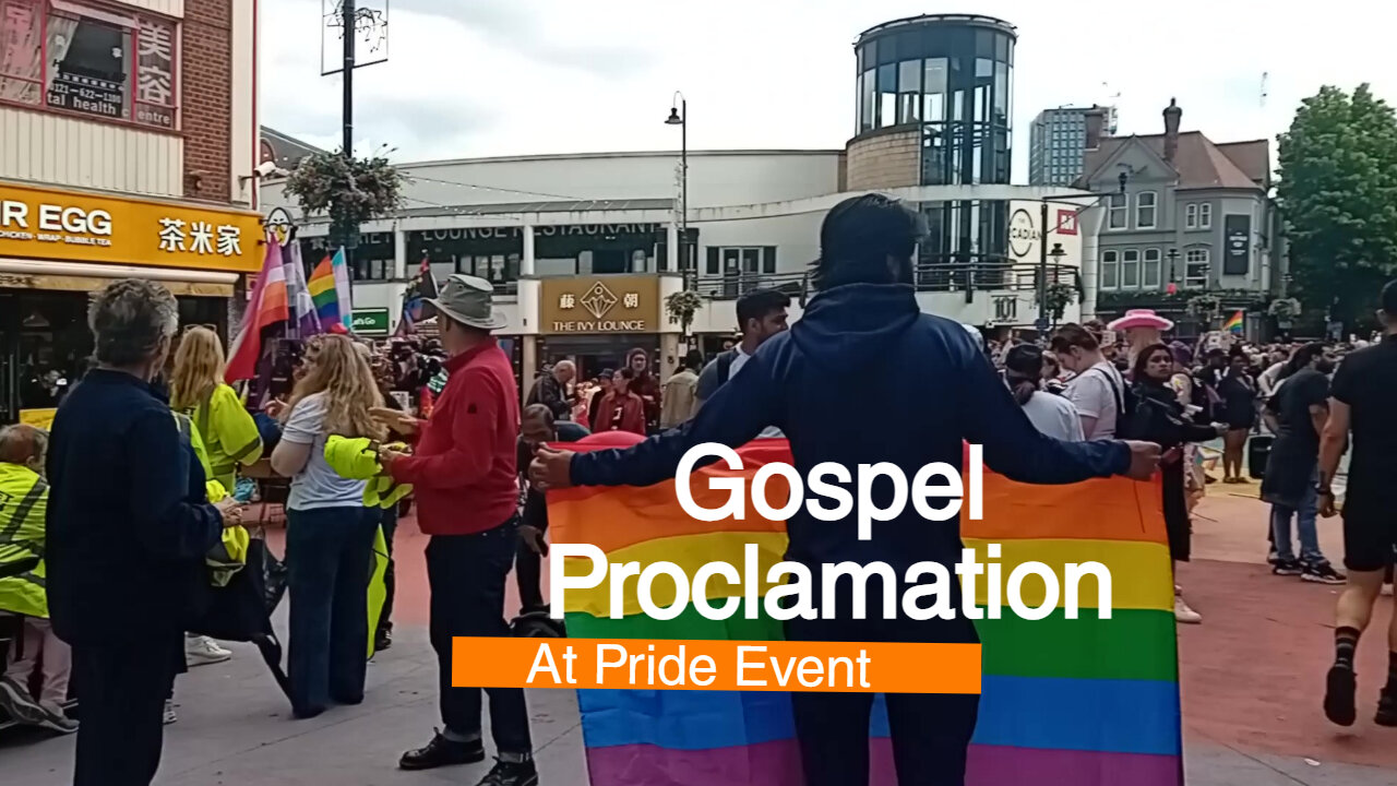 Gospel Proclamation At Pride Event