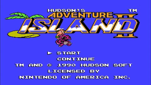 Adventure Island II (1991) Full Game Walkthrough [NES]