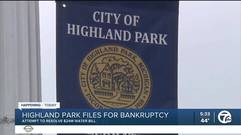 Highland Park files for bankruptcy in attempt to resolve $24 million GLWA bill