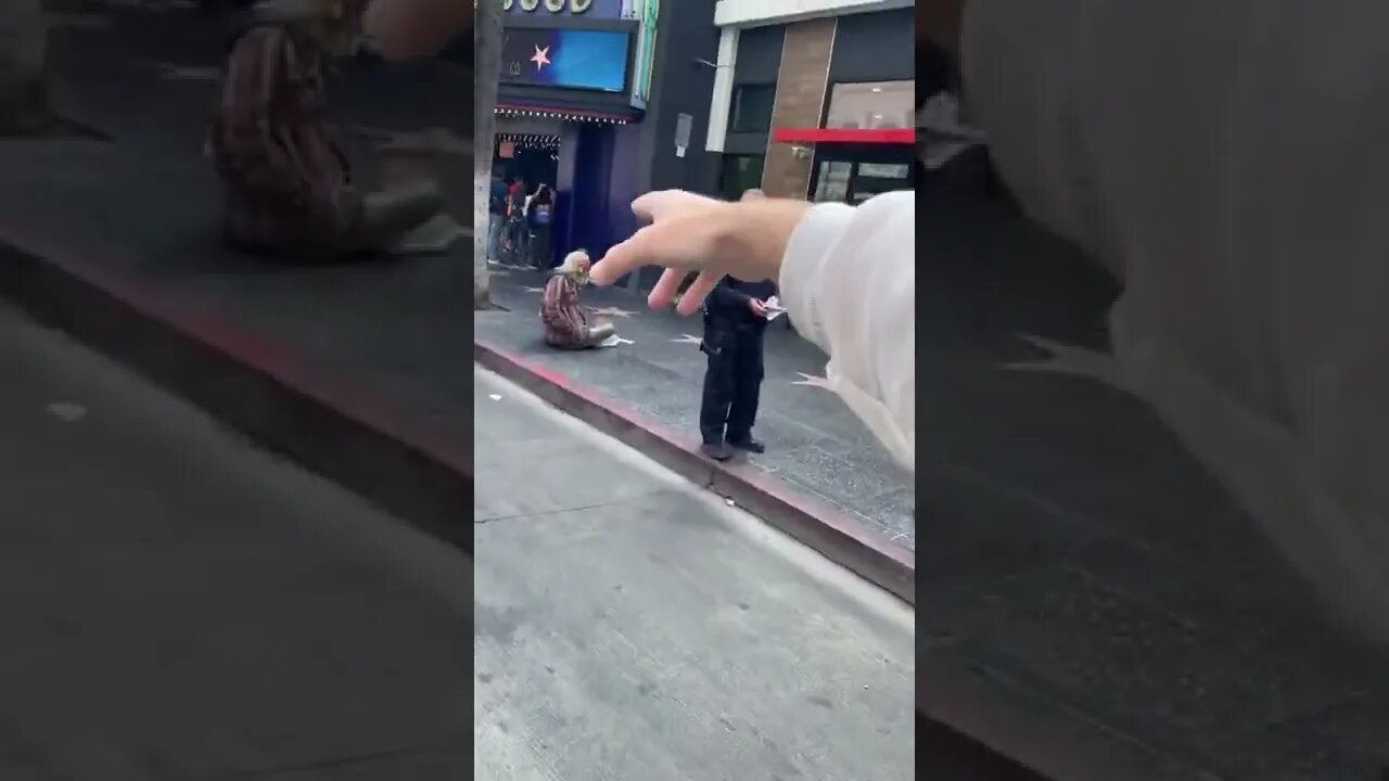 Stopping Cop From Arresting Homeless Man