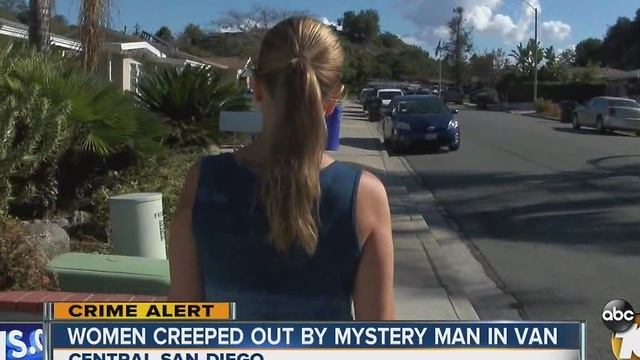 Women describe disturbing encounters with 'man in the van'