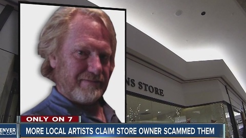 More local artists say the owner of a Cherry Creek mall Christmas store owes them money