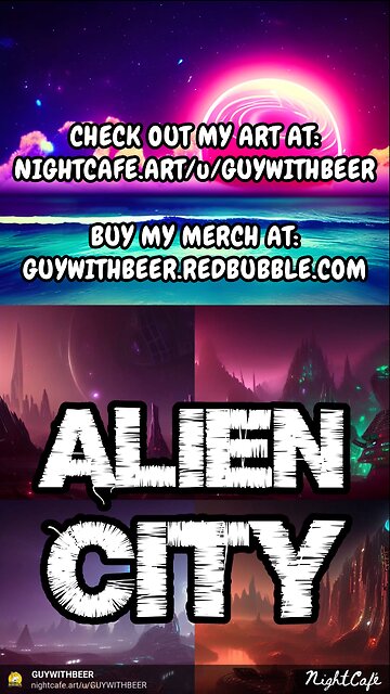 ALIEN CITY | AI ART