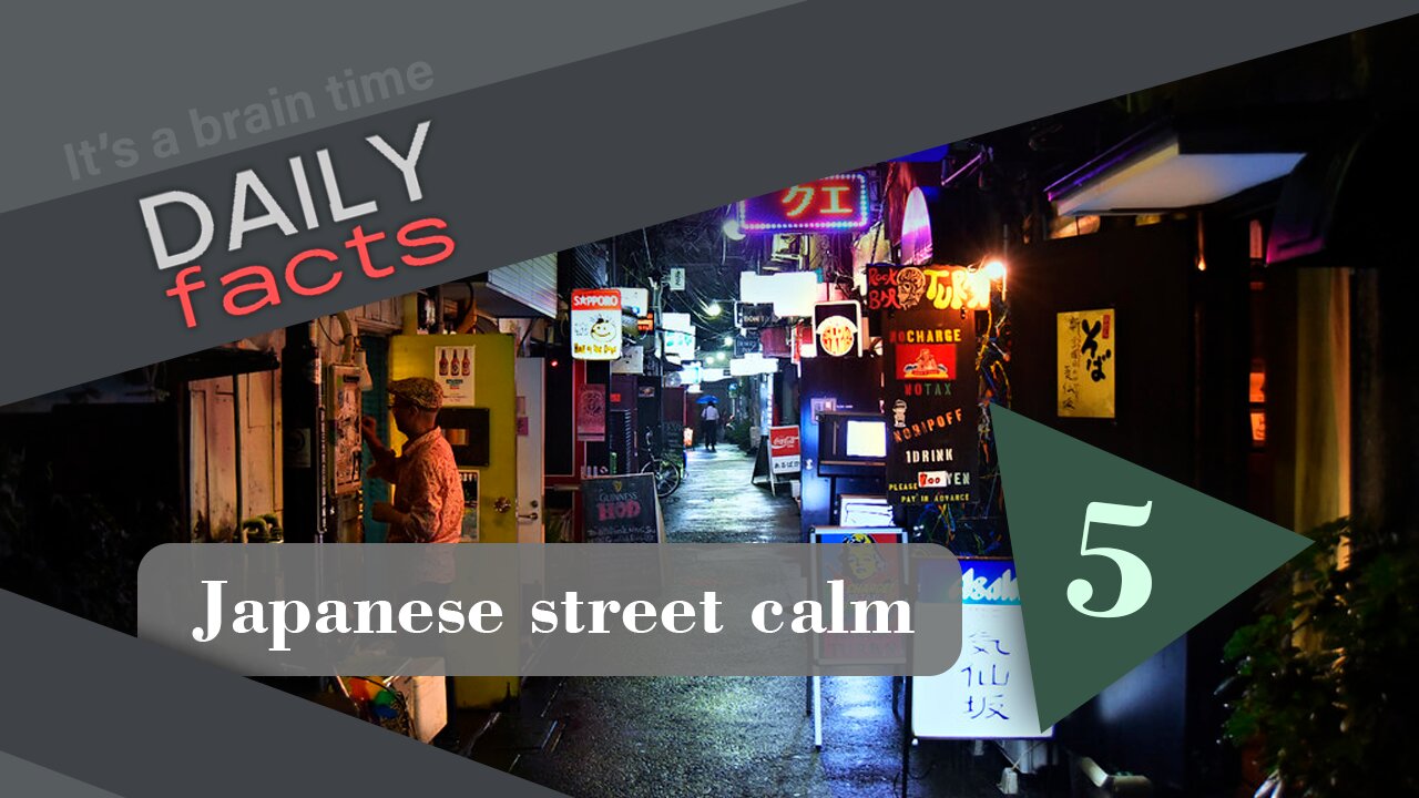 JAPANESE STREETS CALM | DAILY FACTS | 2023