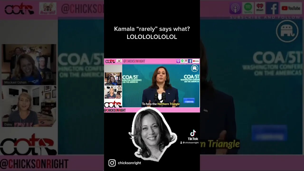 Oh #kamalaharris you so crazy. 😂😂 #northerntriangle