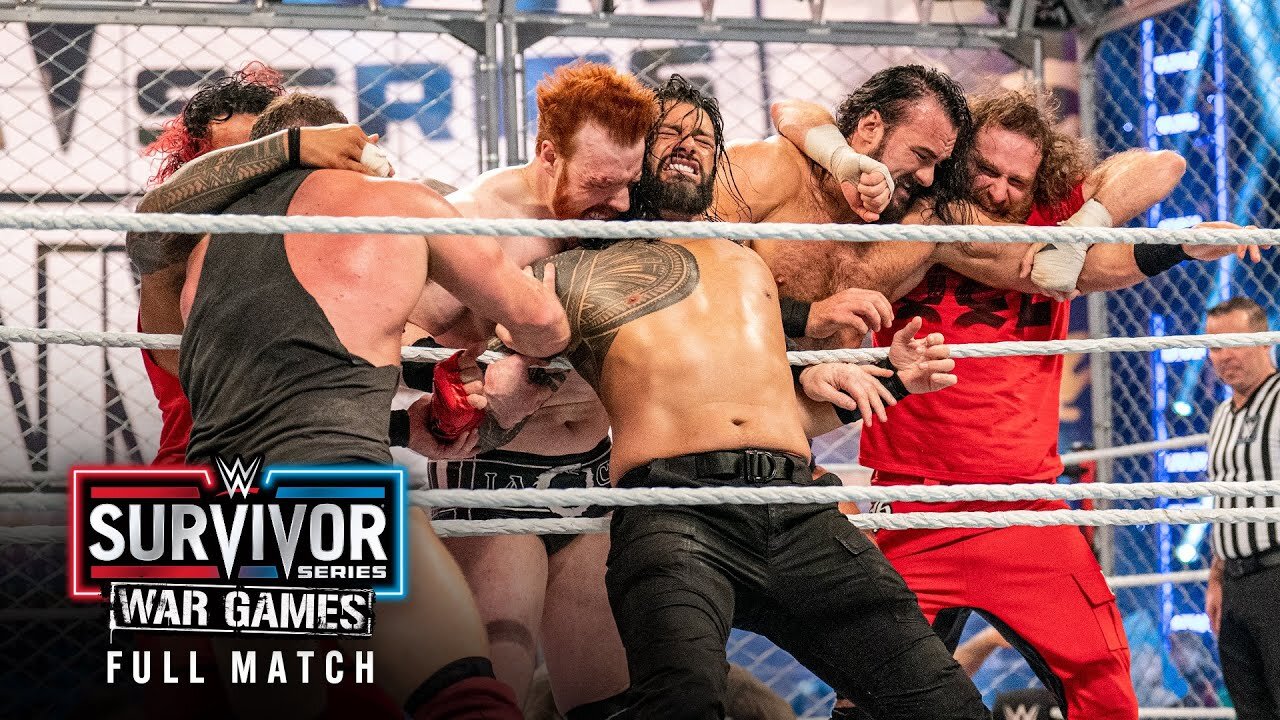 FULL MATCH — McIntyre, Owens & Brawling Brutes vs. Bloodline — WarGames Match_ Survivor Series 2022