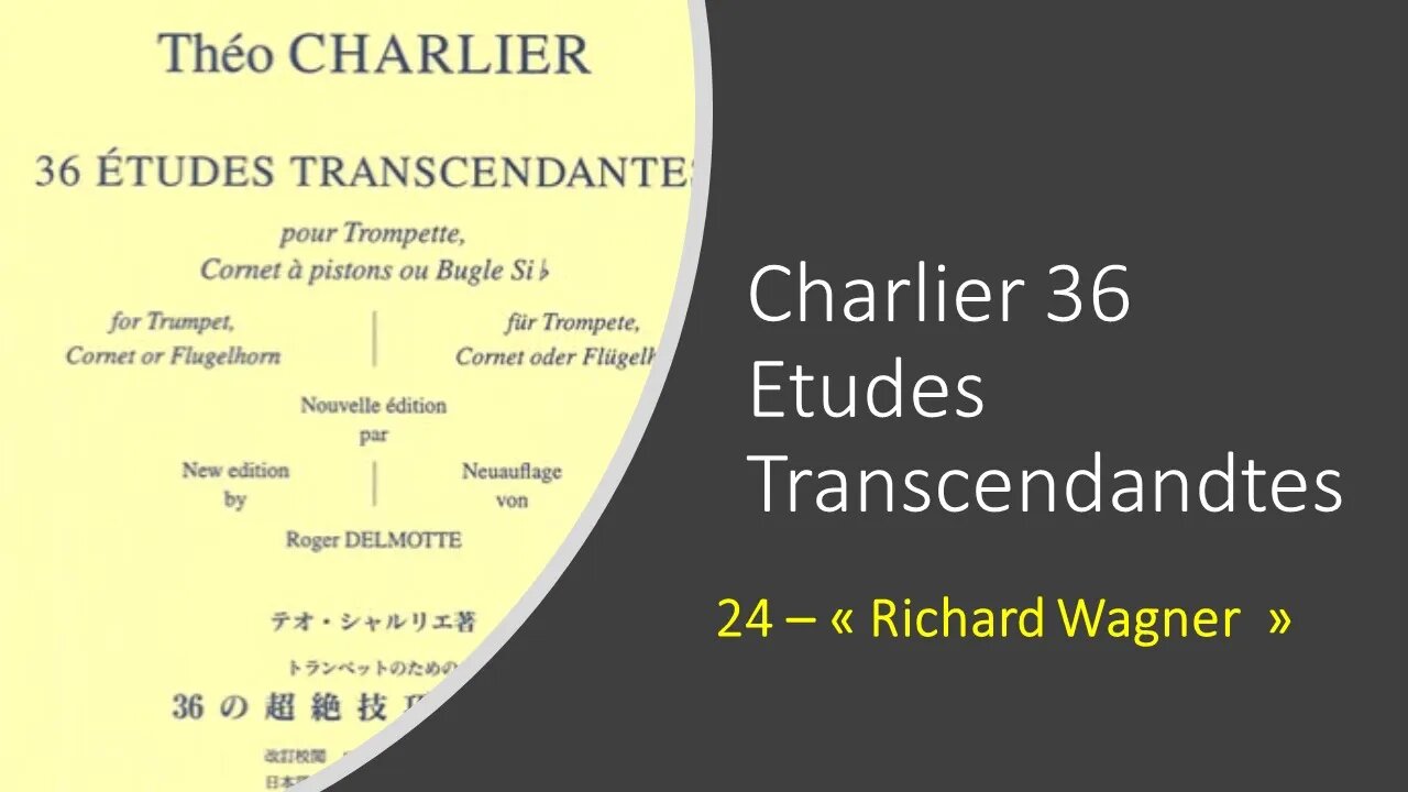 [TRUMPET ETUDE] Charlier 36 Etudes Transcendandtes No 24