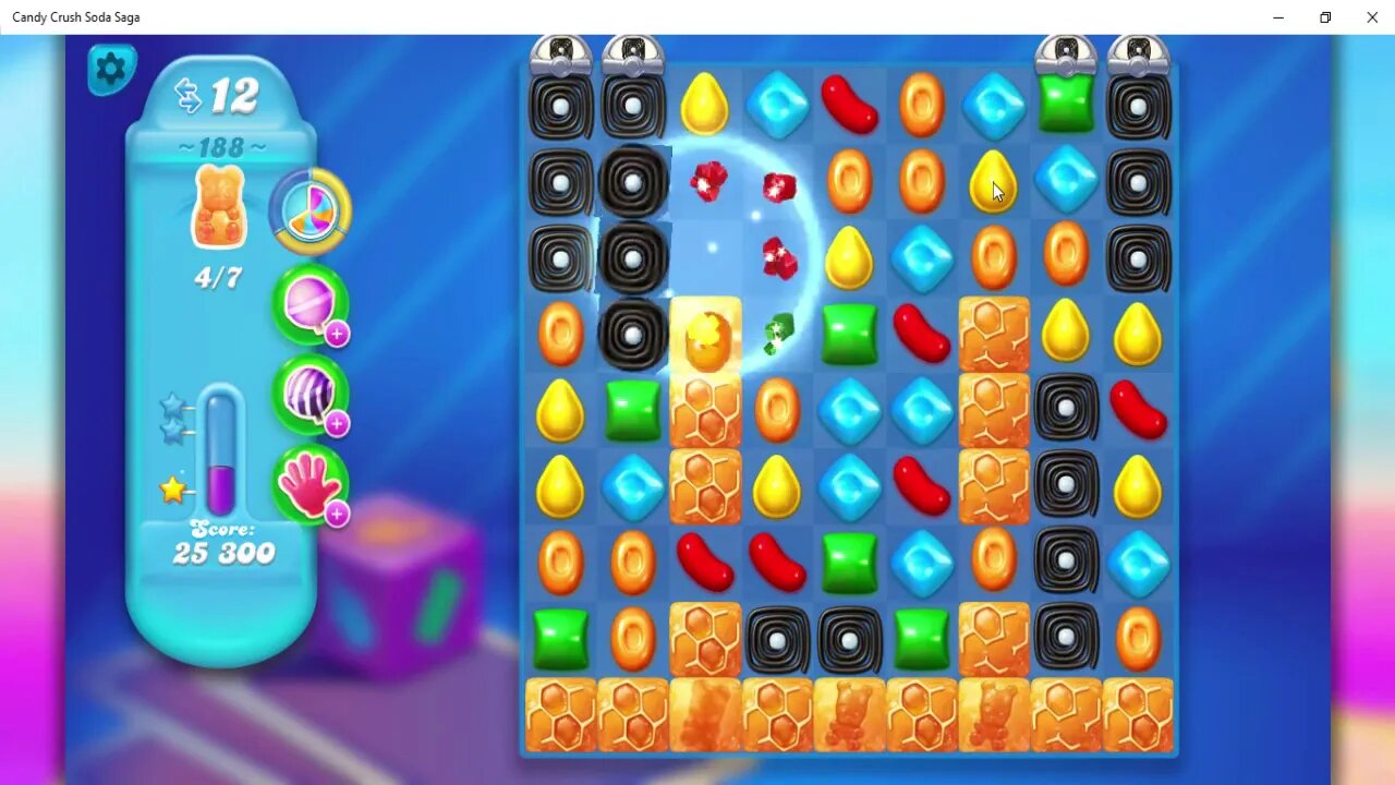 Candy Crush Soda Saga Level 188