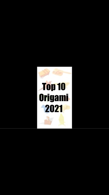Top 10 Origami - 2021 #shorts
