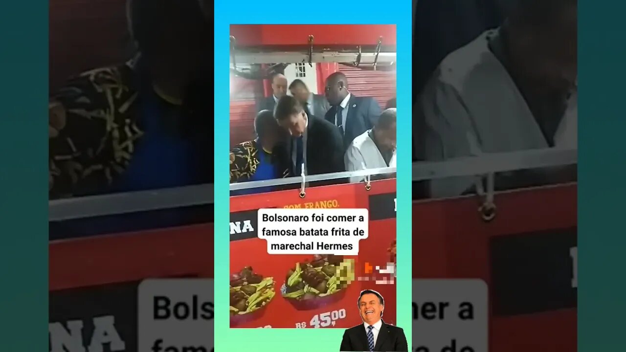 BOLSONARO FOI COMER AS FAMOSAS BATATA FRITAS DE MARECHAL HERMES DEPOIS DA ENTREVISTA #7desetembro